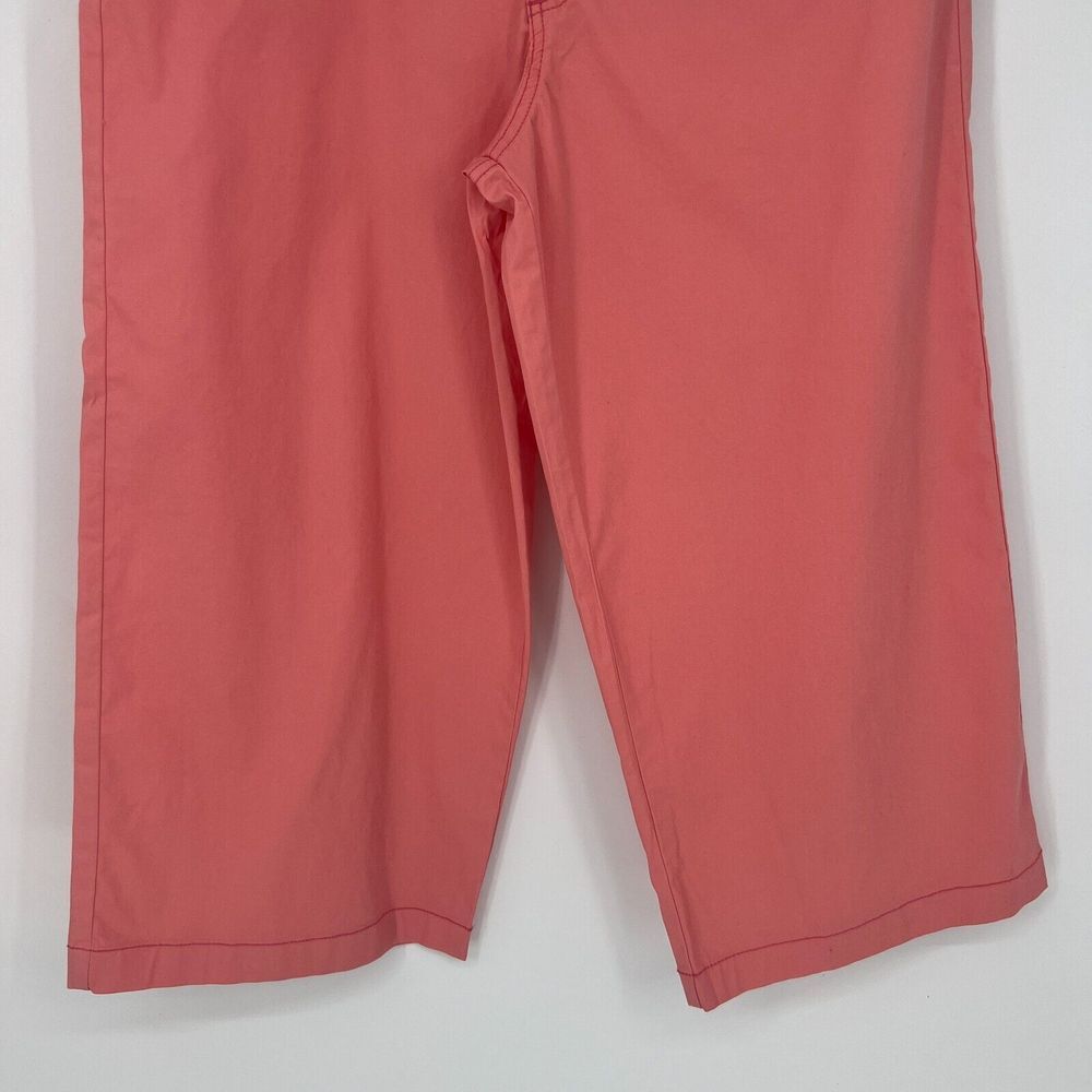 GLORIA VANDERBILT Pants Womens Size 14 Crop Wide Leg Ankle Marjan Rose Pink NWT - Picture 7 of 13